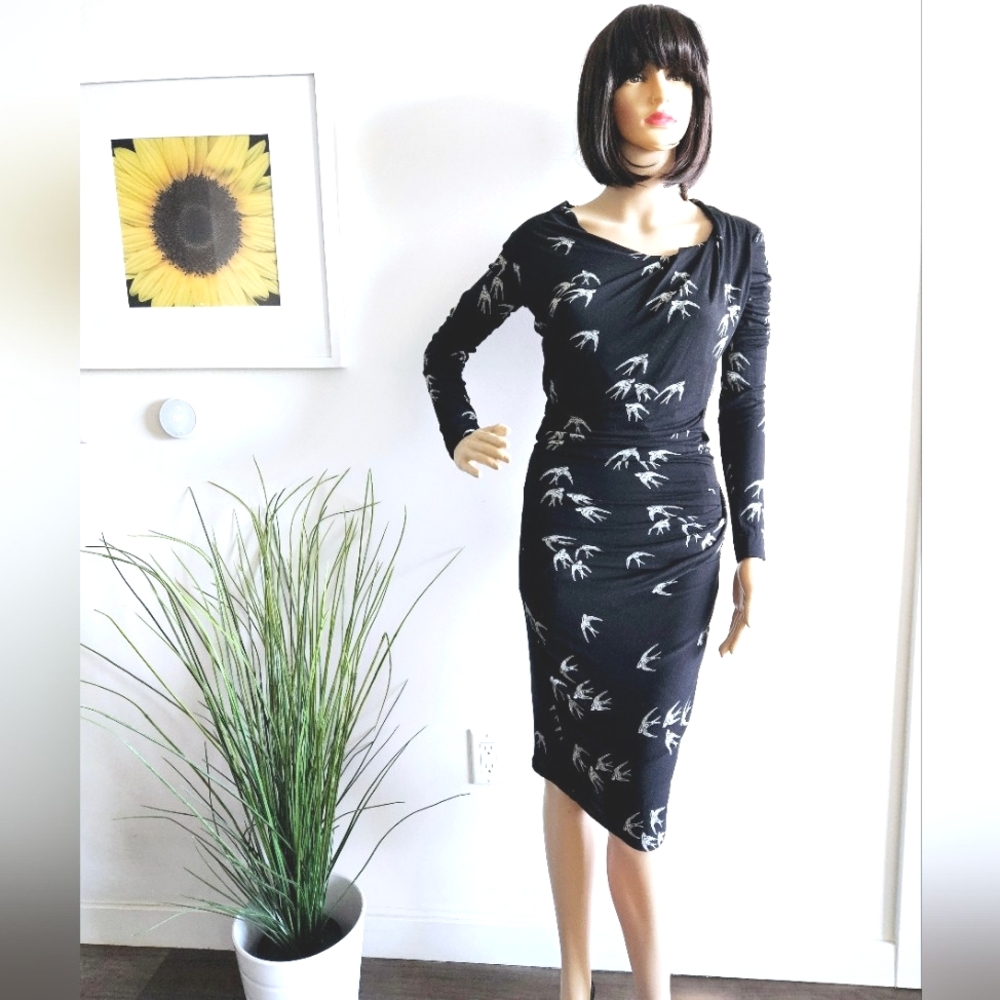 NWT - ISABEL DE PEDRO Doves Ruched Dress